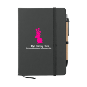 Hard Cover Notebook with Sticky Notes & Flags